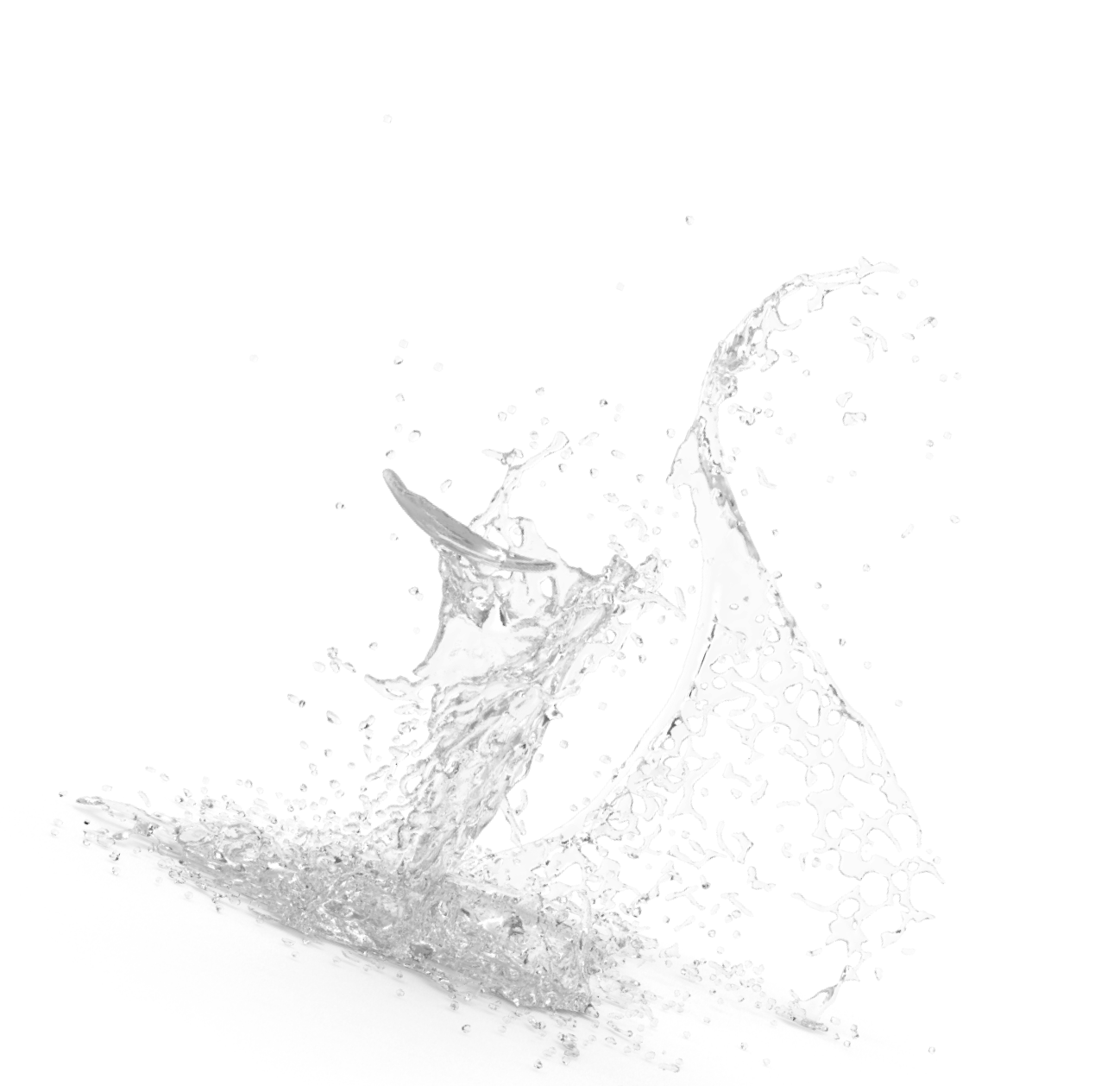 Water splashes